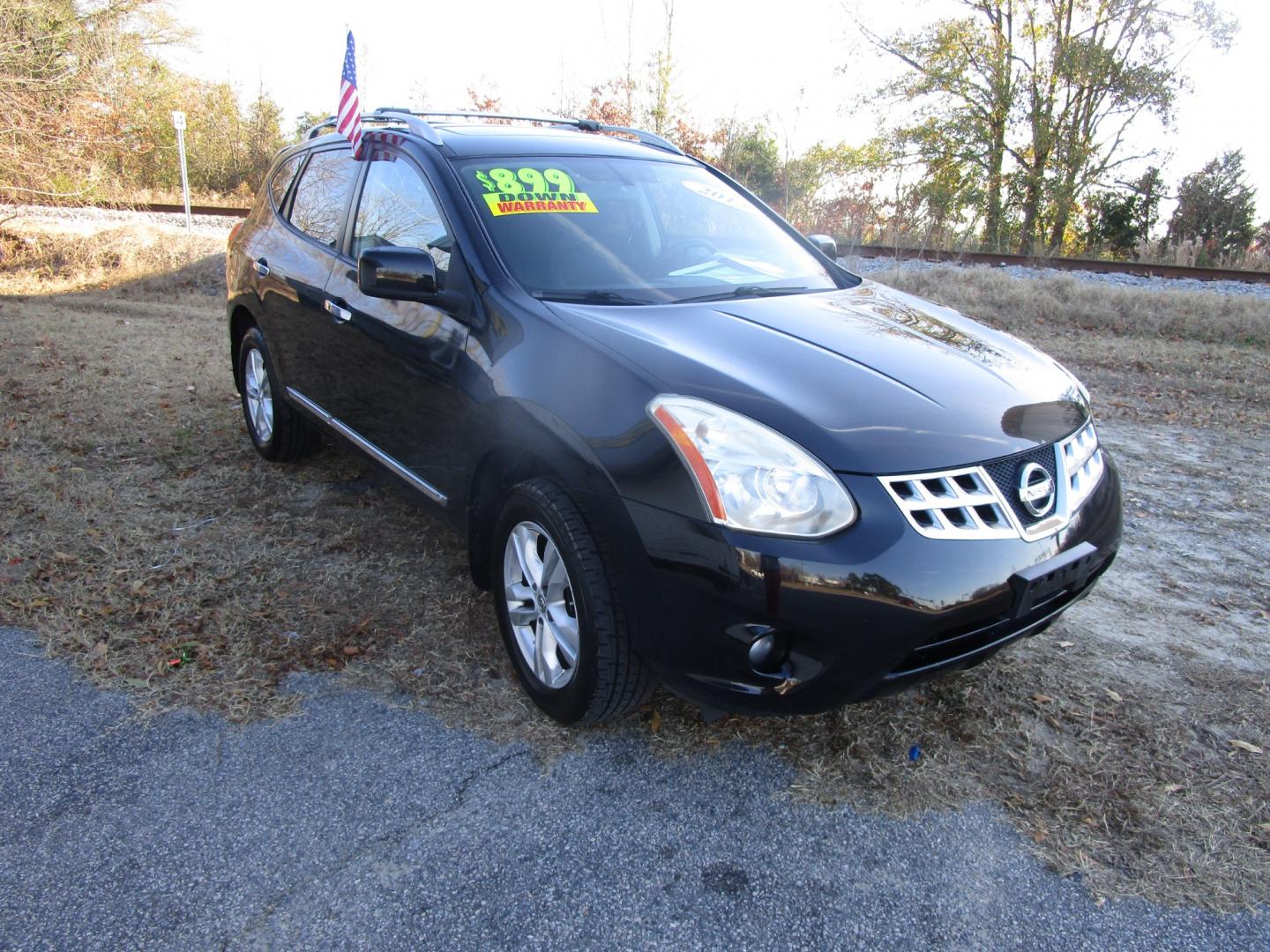 2013 Black Nissan Rogue (JN8AS5MV3DW) , located at 2553 Airline Blvd, Portsmouth, VA, 23701, (757) 488-8331, 36.813889, -76.357597 - Photo#3